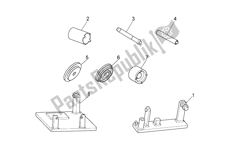 Alle onderdelen voor de Specifieke Tools Ii van de Moto-Guzzi Breva 1200 2007