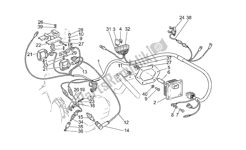 Toutes les pièces pour le Système électrique du Moto-Guzzi California EV Touring 80 1100 2001