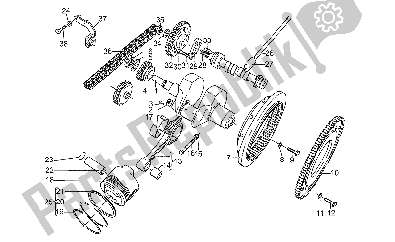 Toutes les pièces pour le Arbre De Transmission du Moto-Guzzi S 1000 1989