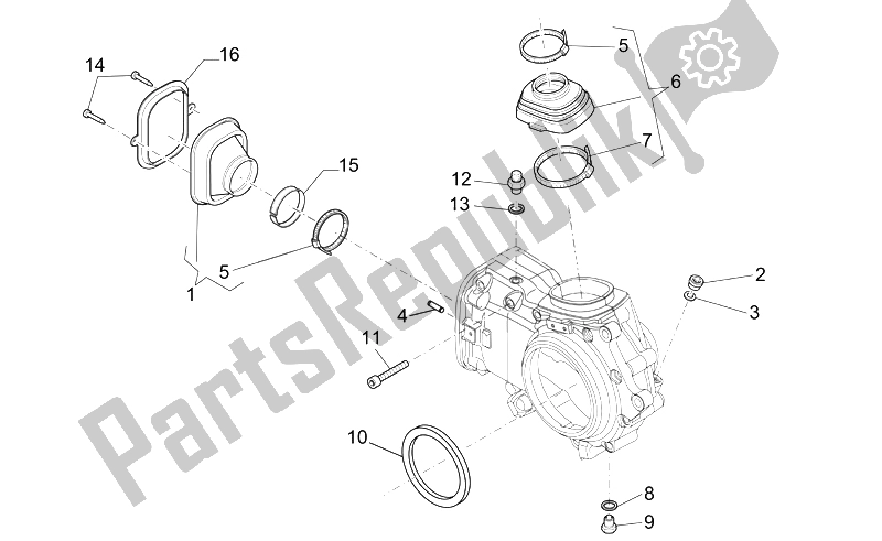 Toutes les pièces pour le Trans. Cpl.-cage du Moto-Guzzi Breva V IE 1100 2005