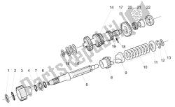 Primary gear shaft