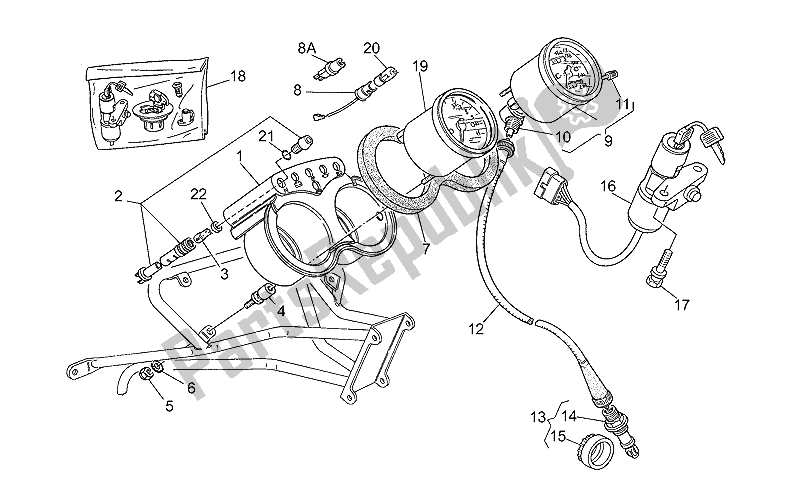 Toutes les pièces pour le Tableau De Bord du Moto-Guzzi Daytona Racing 1000 1996