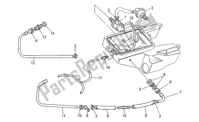 Toutes les pièces pour le Système De Valve Pierburg du Moto-Guzzi Sport Carburatori 1100 1994