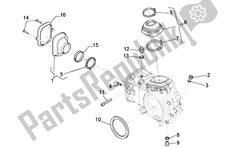 Tutte le parti per il Trans. Cpl.-cage del Moto-Guzzi Bellagio 940 2007