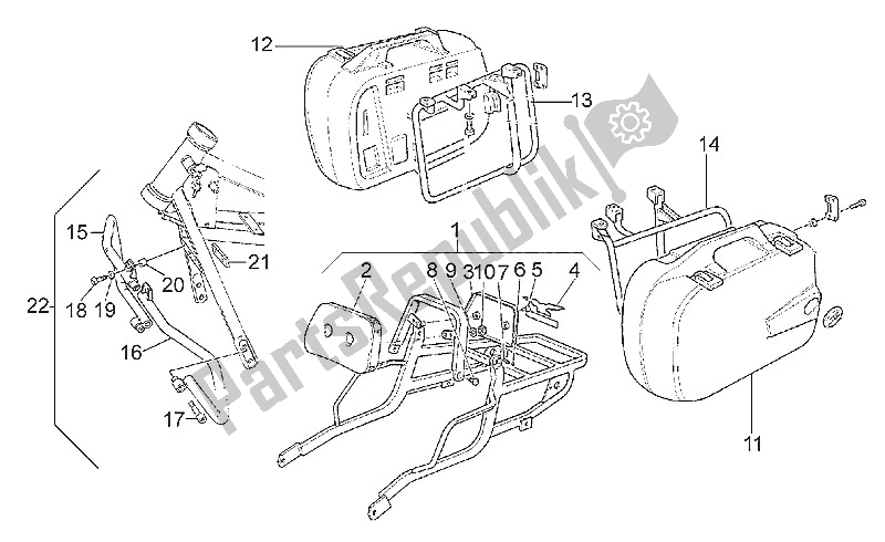 Todas las partes para Accesorios de Moto-Guzzi Nevada 750 1991