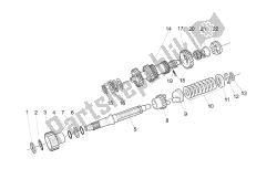 Primary gear shaft