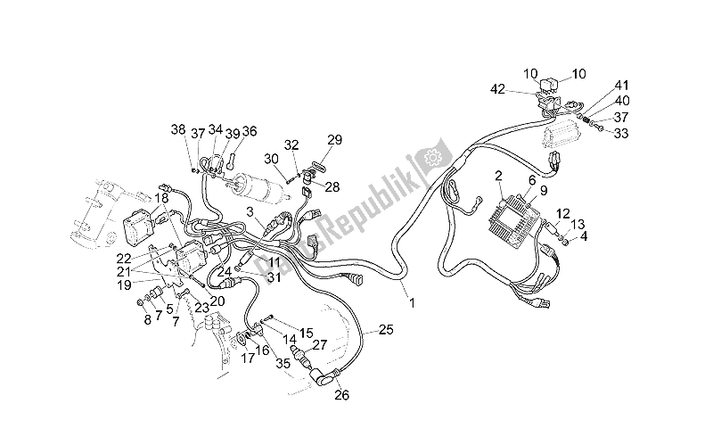 Toutes les pièces pour le Système électrique D'injection du Moto-Guzzi V 11 LE Mans Sport Naked 1100 2001