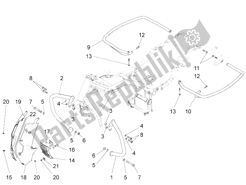 Todas las partes para Proteccion de Moto-Guzzi California 1400 Touring SE ABS 2015