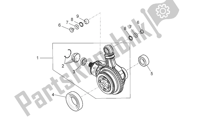 Toutes les pièces pour le Engrenage Conique Trans. Cpl. Du Moto-Guzzi Stelvio 1200 8V STD NTX 2011