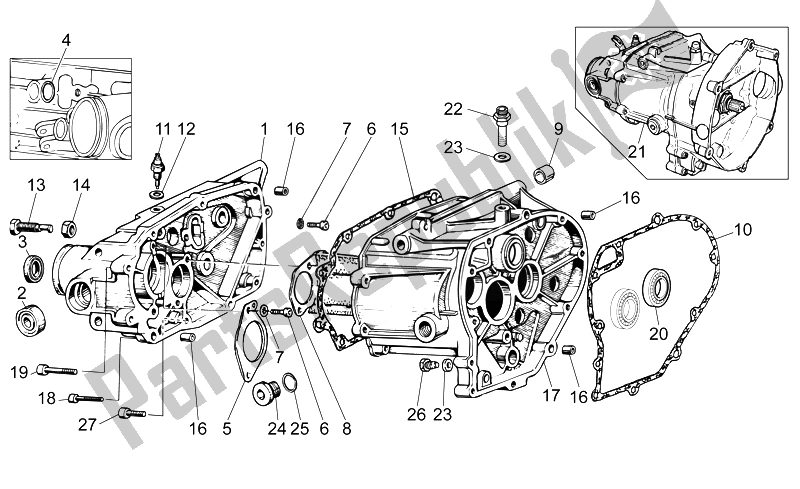 Todas las partes para Caja De Transmisión de Moto-Guzzi V7 Racer 750 2014