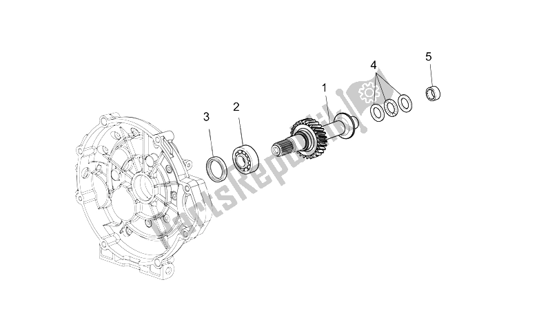 Tutte le parti per il Albero Della Frizione del Moto-Guzzi 1200 Sport 8V 2008