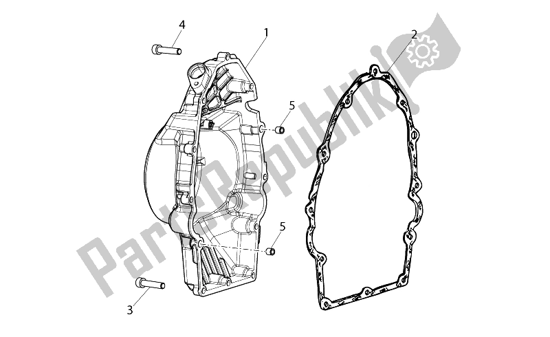 Toutes les pièces pour le Couvercle Du Système De Chronométrage du Moto-Guzzi V7 Special 750 2014