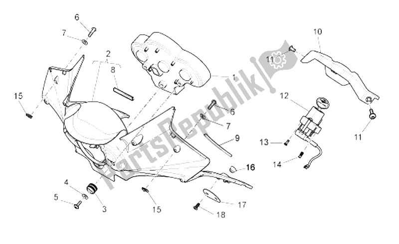 Toutes les pièces pour le Tableau De Bord du Moto-Guzzi Norge Polizia Berlino 850 2008