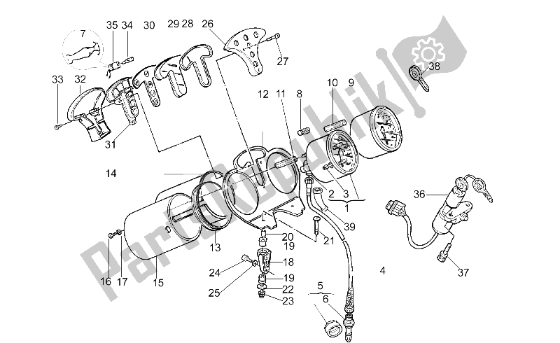 Toutes les pièces pour le Tableau De Bord du Moto-Guzzi California Special 1100 1999