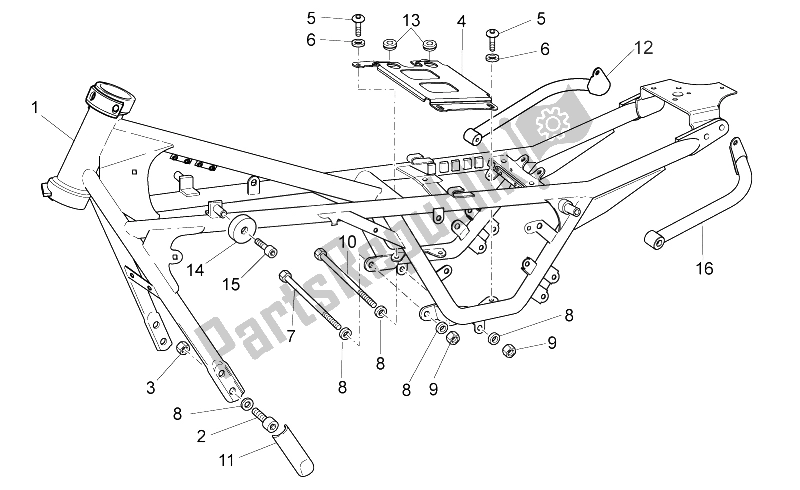 Alle onderdelen voor de Kader I van de Moto-Guzzi V7 II Special ABS 750 2015