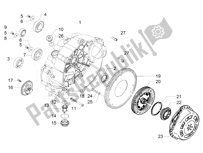 Todas las partes para Embrague I de Moto-Guzzi V7 II Special ABS 750 2015