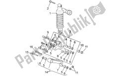 Connecting rod - rear shock abs.