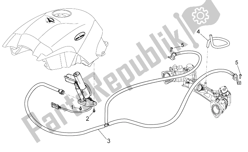 Toutes les pièces pour le Réserve De Carburant du Moto-Guzzi Breva 1200 2007