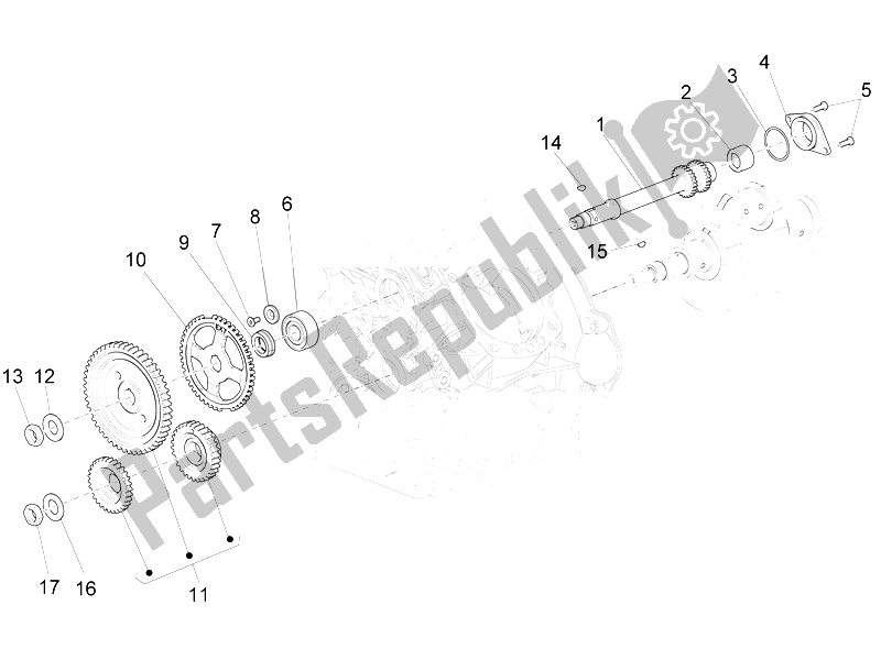 All parts for the Timing System of the Moto-Guzzi California 1400 Touring ABS 2012