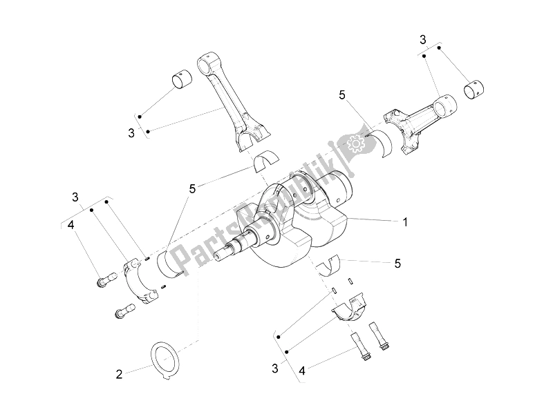 Toutes les pièces pour le Arbre De Transmission du Moto-Guzzi Eldorado 1400 2015