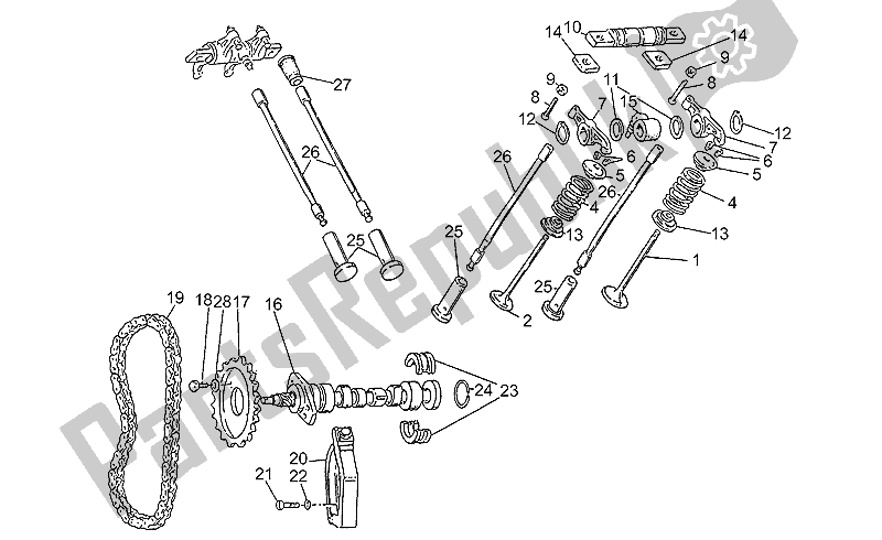 Todas las partes para Sistema De Cronometraje de Moto-Guzzi SP 750 1990