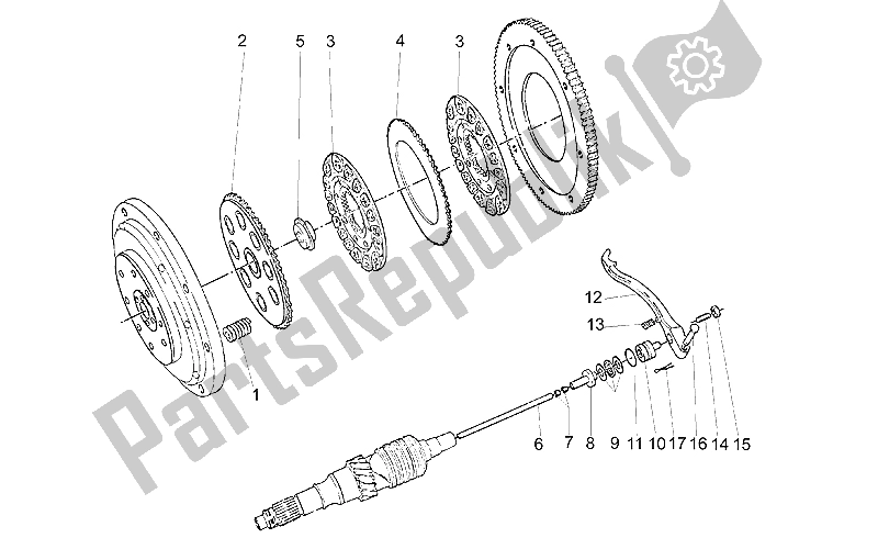 Toutes les pièces pour le Embrayage du Moto-Guzzi California Special 1100 1999