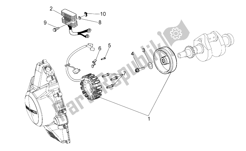 Todas las partes para Generador - Regulador de Moto-Guzzi V7 II Racer ABS 750 2015