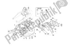 Rear frame-Number plate holder