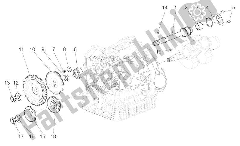 Toutes les pièces pour le Système De Chronométrage du Moto-Guzzi 1200 Sport 8V 2008