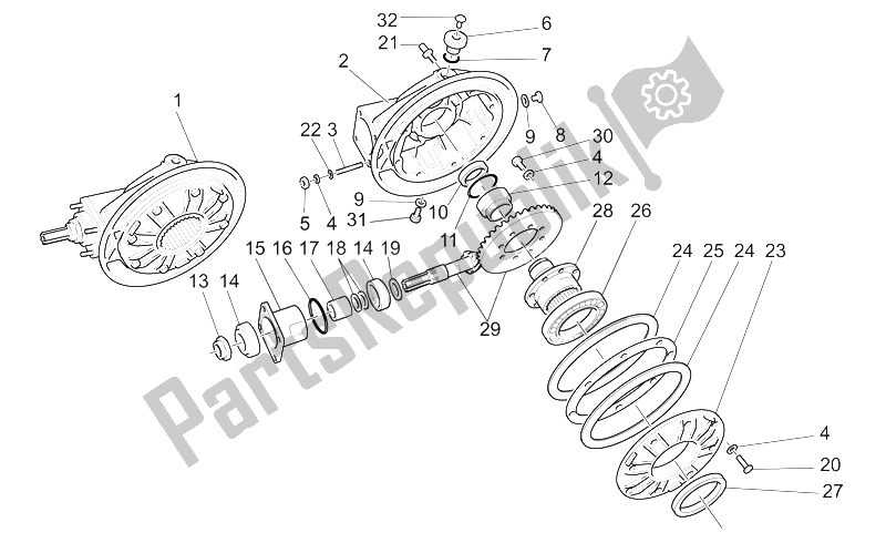 Todas las partes para Transmisión Completa Ii de Moto-Guzzi California Stone Touring PI CAT 1100 2003