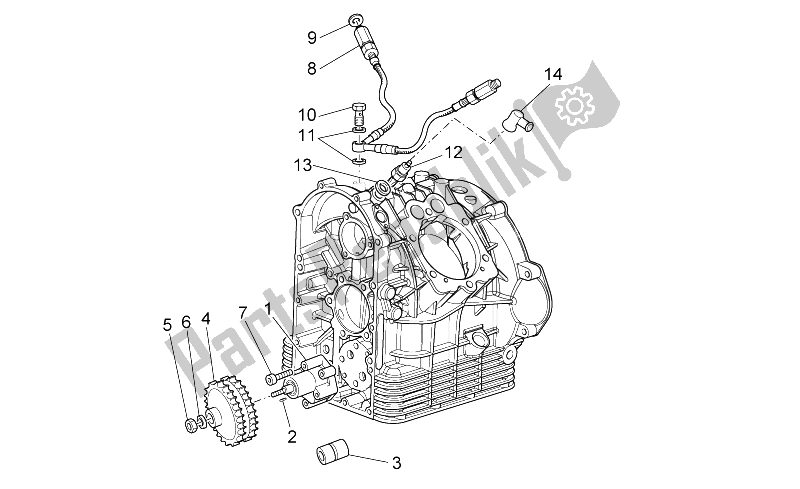 Toutes les pièces pour le Pompe à Huile I du Moto-Guzzi Griso V IE 1100 2005