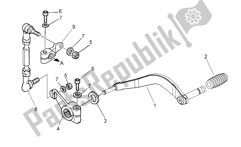 Todas las partes para Palanca De Cambios de Moto-Guzzi V7 II Special ABS 750 2015