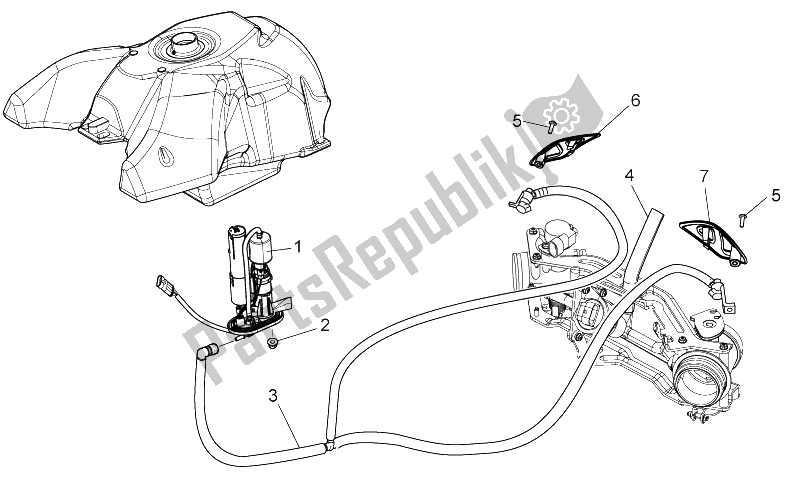 Toutes les pièces pour le Réserve De Carburant du Moto-Guzzi Stelvio 1200 2008