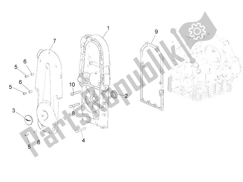 Tutte le parti per il Carter I (2) del Moto-Guzzi Audace 1400 2015