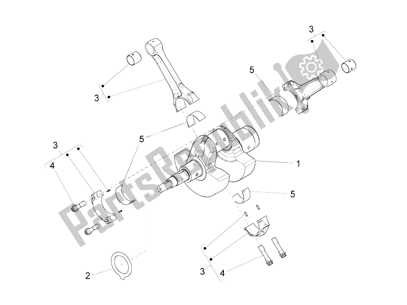 All parts for the Drive Shaft of the Moto-Guzzi California 1400 Touring ABS 2012