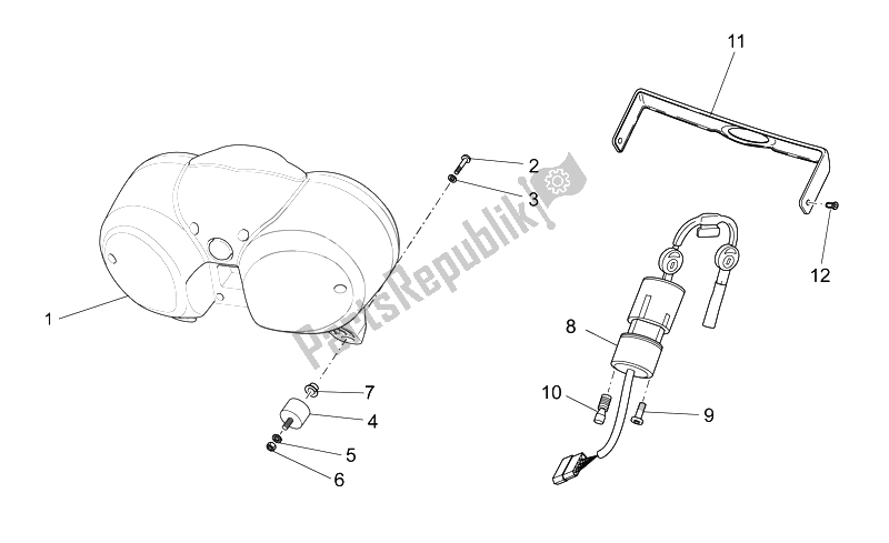 Toutes les pièces pour le Tableau De Bord du Moto-Guzzi V7 Stone 750 2014