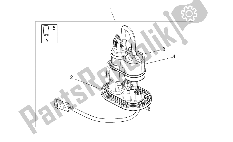 Todas las partes para Bomba Interna De Combustible de Moto-Guzzi Griso S E 1200 8V 2015