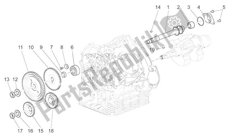 All parts for the Timing System of the Moto-Guzzi Griso S E 1200 8V 2015