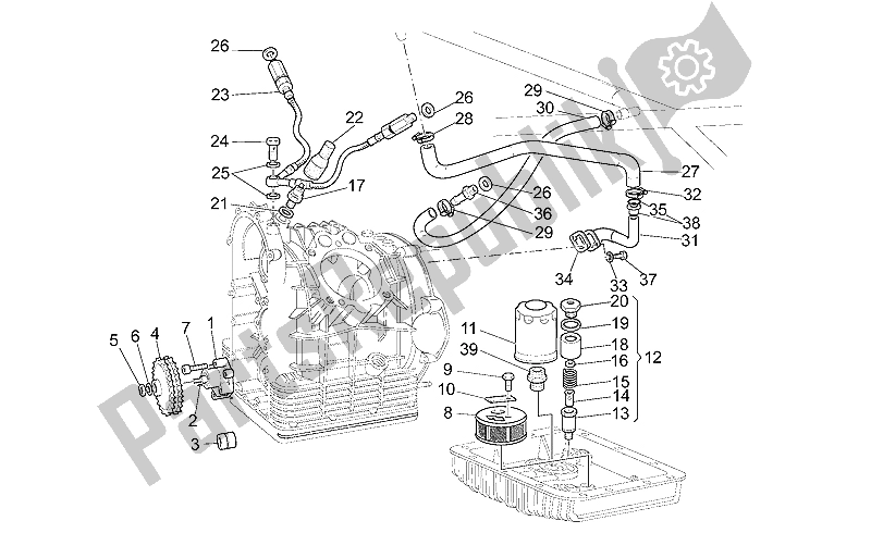 Todas las partes para Bomba De Aceite de Moto-Guzzi California Special Sport 1100 2001