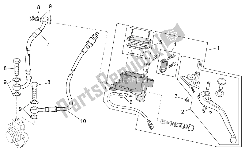 Todas las partes para Control De Embrague Completo de Moto-Guzzi Norge 1200 IE 8V Polizia Stradale 2014