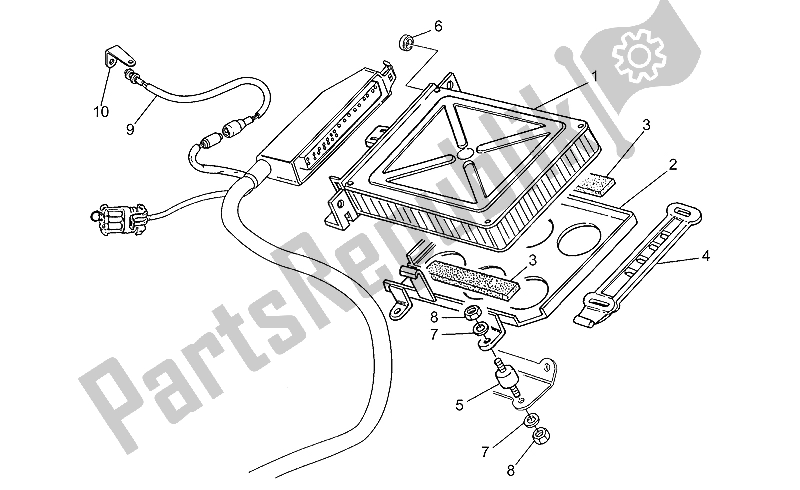 Toutes les pièces pour le Cdi Unit Assy I du Moto-Guzzi California EV V 11 USA 1100 1997