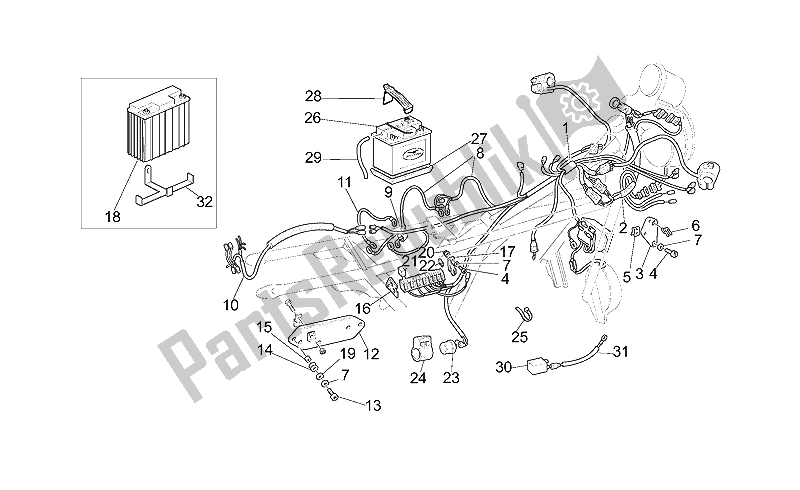 Todas las partes para Sistema Eléctrico de Moto-Guzzi California Special Sport 1100 2001