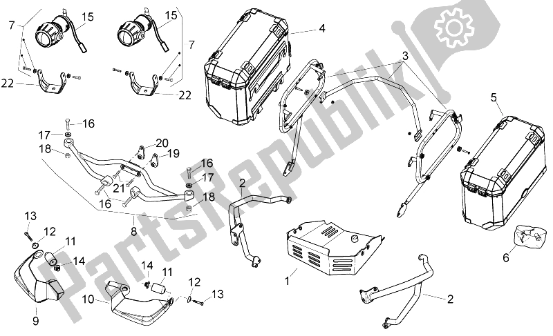 All parts for the Special Parts of the Moto-Guzzi Stelvio 1200 NTX ABS 2009