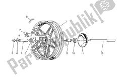 Rear wheel, alloy