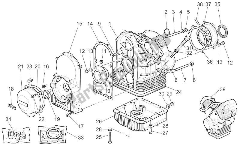 Alle onderdelen voor de Carter van de Moto-Guzzi California Classic Touring 1100 2006