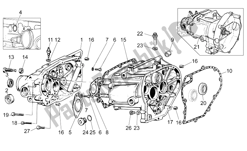 Todas las partes para Caja De Transmisión de Moto-Guzzi Nevada Classic 750 2012