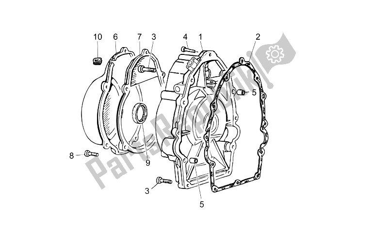 Toutes les pièces pour le Couvercle Du Système De Chronométrage du Moto-Guzzi Breva IE 750 2003