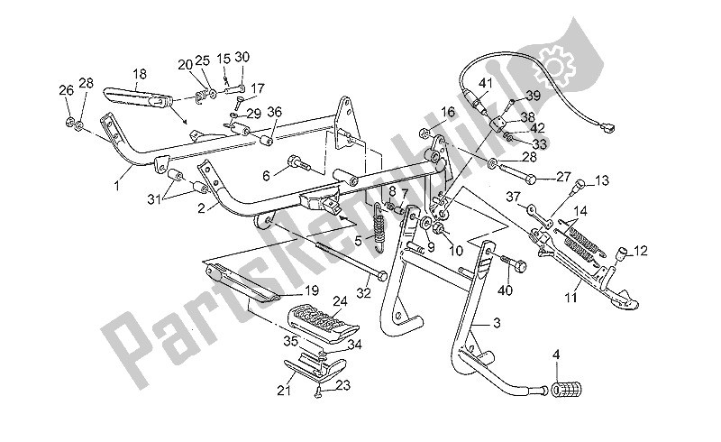 Todas las partes para Stands de Moto-Guzzi Nevada 750 1991