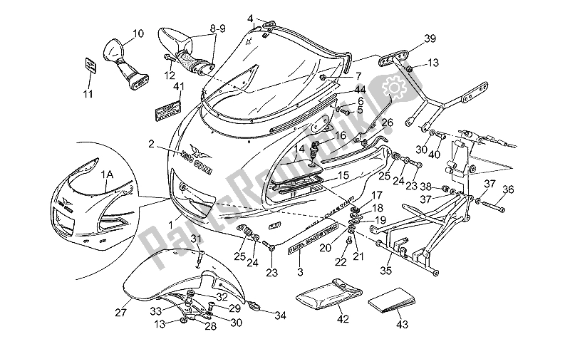 Todas las partes para Mercado de Moto-Guzzi Daytona 1000 1992