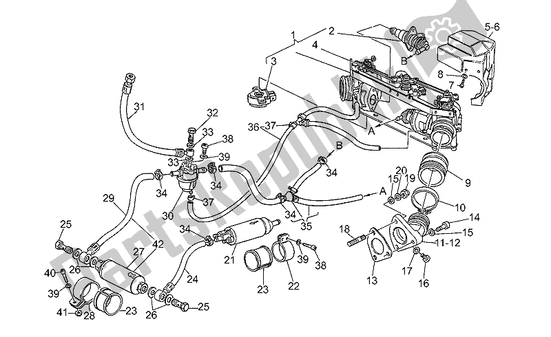 All parts for the Fuel Supply of the Moto-Guzzi California III Iniezione 1000 1990